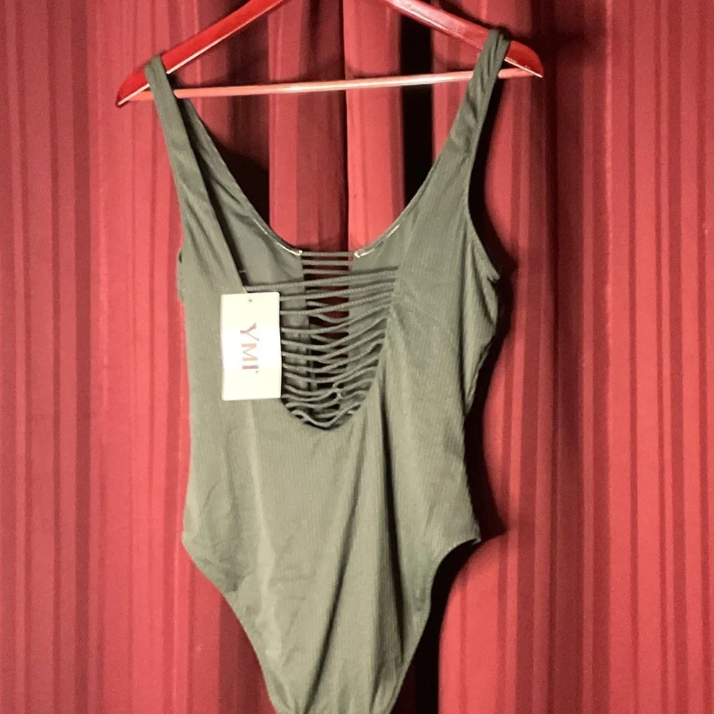 YMI ribbed olive